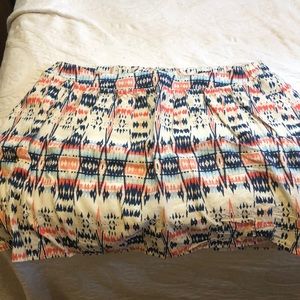 Stretchy wait skirt with pockets